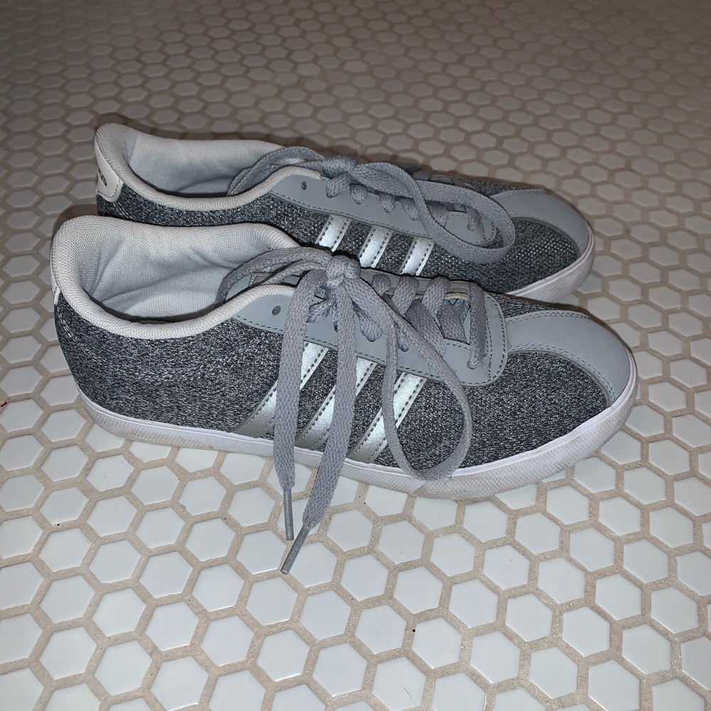 Adidas Grey Courtset Sneakers